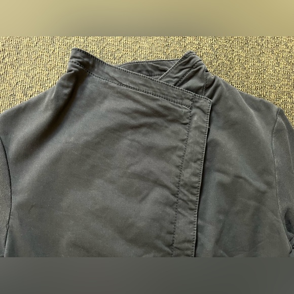 Anthropologie Marrakech Faravel Moto Jacket cotton size small navy blue - Picture 6 of 16